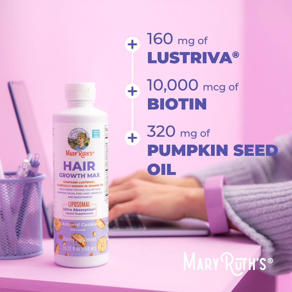 Hair Growth Max Liposomal MaryRuth Organics